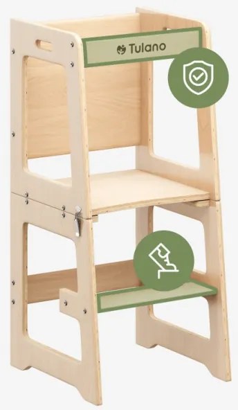 Učiaca veža 3v1 Mooby 35 naturálna