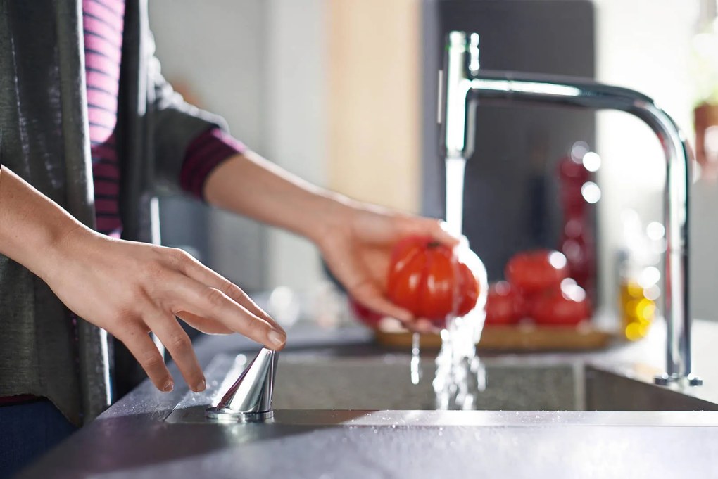 Hansgrohe M71, drezová batéria M7120-H200 s výsuvnou spŕškou, 2-otvorová inštalácia, sBOX, chrómová, HAN-73818000