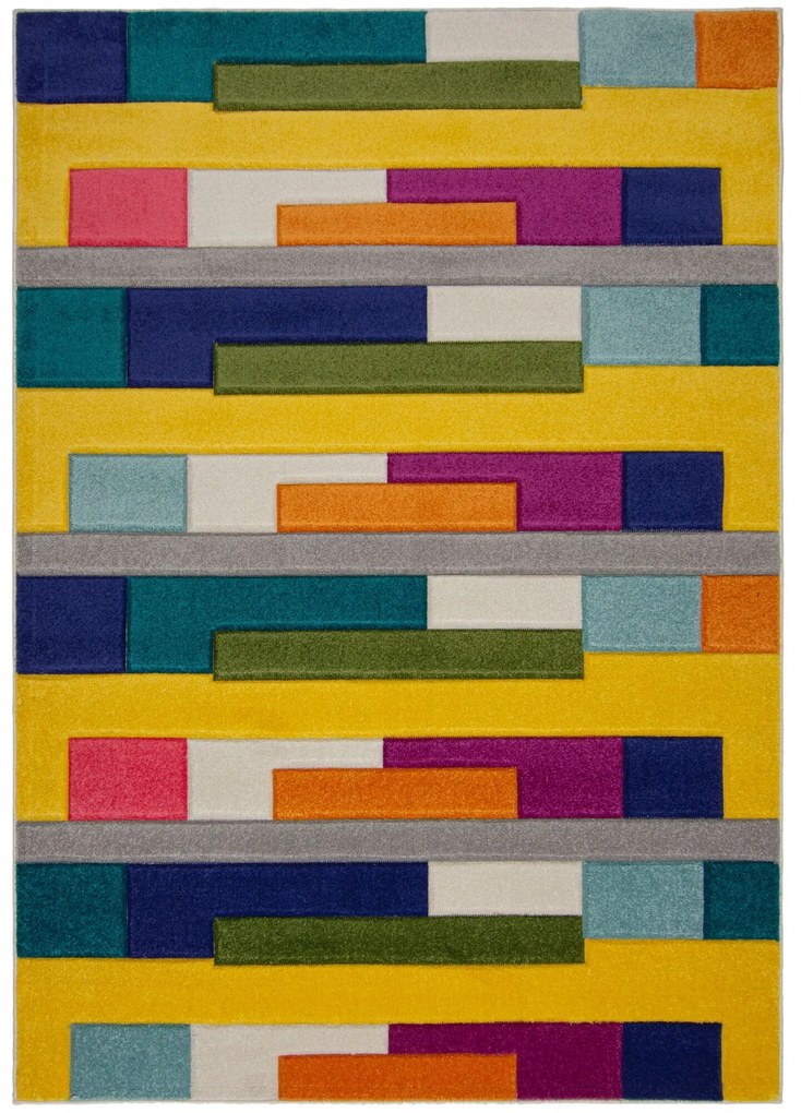 Kusový koberec Spectrum Mambo Multi, 80x150, viacfarebná, obývacia izba, Flair Rugs