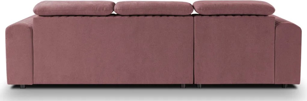 Rohová sedačka Sansa, staroružová látka, ľavý roh
