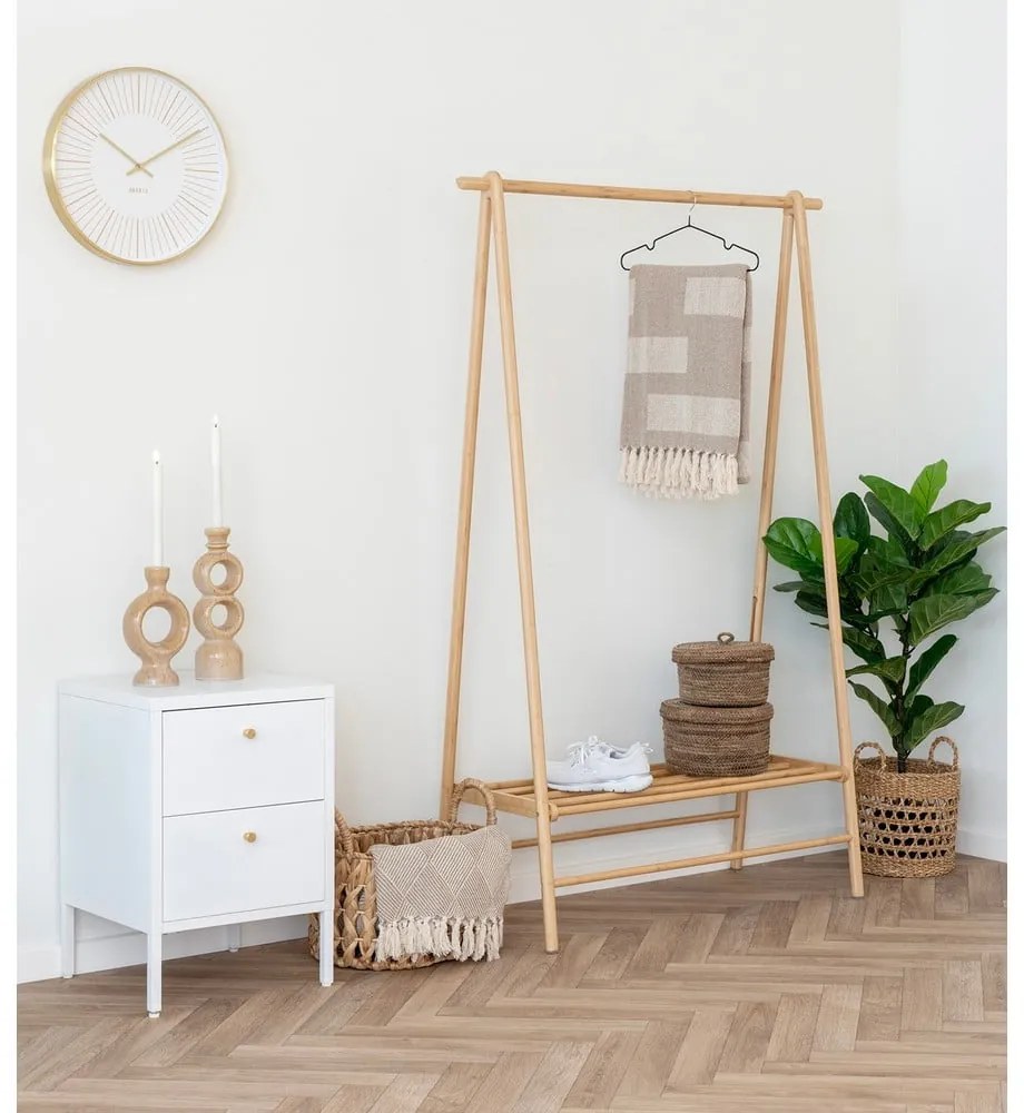 Biely kovový nočný stolík Dalby – House Nordic