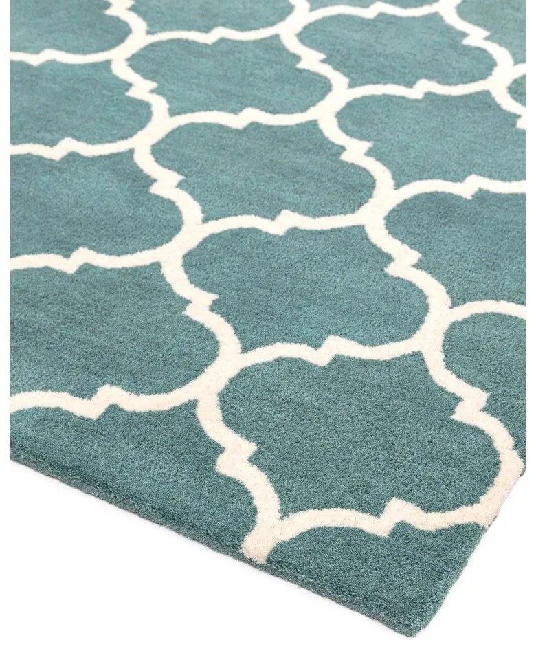 Modrý ručne tkaný vlnený koberec 160x230 cm Albany – Asiatic Carpets