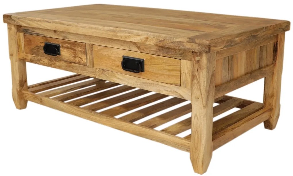 furniture-nabytek.cz - Masív konferenčný stolík z dreva mango 110x60x45