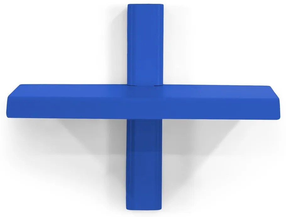 Modrá kovová polica 28 cm Hola – Spinder Design