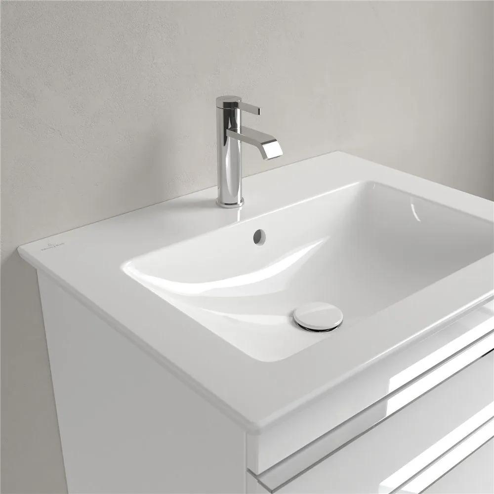 VILLEROY &amp; BOCH Venticello závesné umývadlo s otvorom, s prepadom, 650 x 500 mm, biela alpská, 41246501