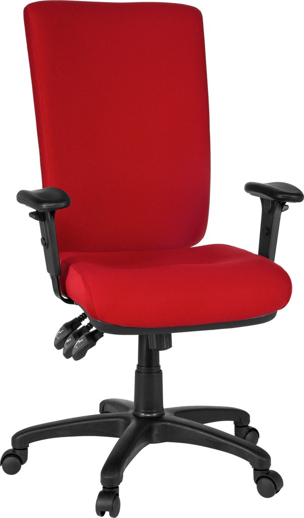 XXXLutz OTOČNÁ STOLIČKA, plochá tkanina, červená MID.YOU - Online Only kancelárie - 001918069903