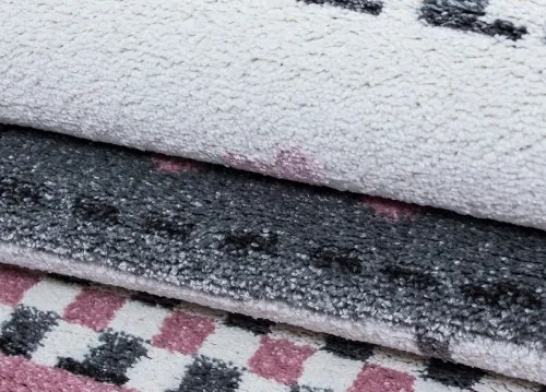 Koberce Breno Kusový koberec KIDS 570 Pink, ružová, viacfarebná,160 x 230 cm