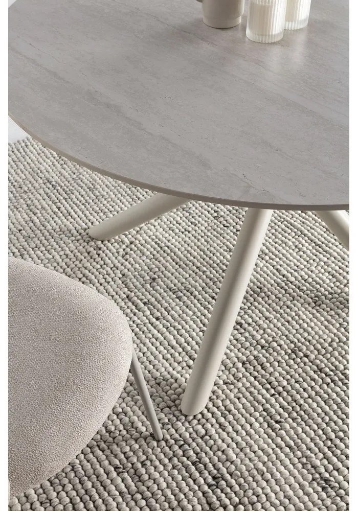 Okrúhly jedálenský stôl s keramickou doskou ø 119,5 cm Talia – Marckeric