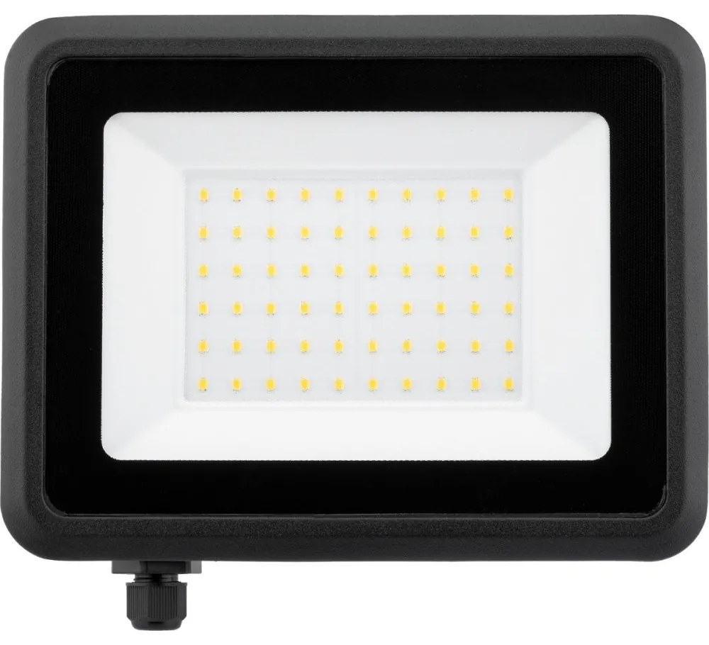 LED reflektor 50W 4250lm 4000K IP65 čierny SOLAS