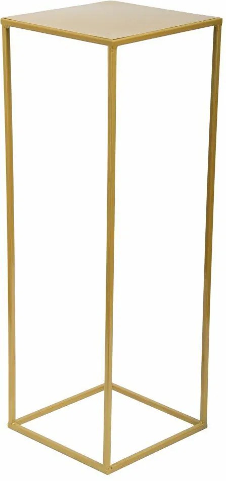 STOJAN NA KVETINÁČ SIMPLE 70X24X24 CM ZLATÁ