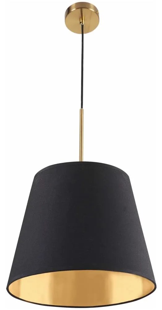 Luster na lanku ELENA 1xE27/20W/230V čierna