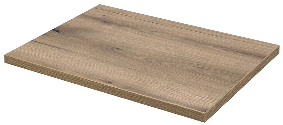 Umývadlová skrinka Fiji s doskou a umývadlom 60 cm dub coast evoke/biela