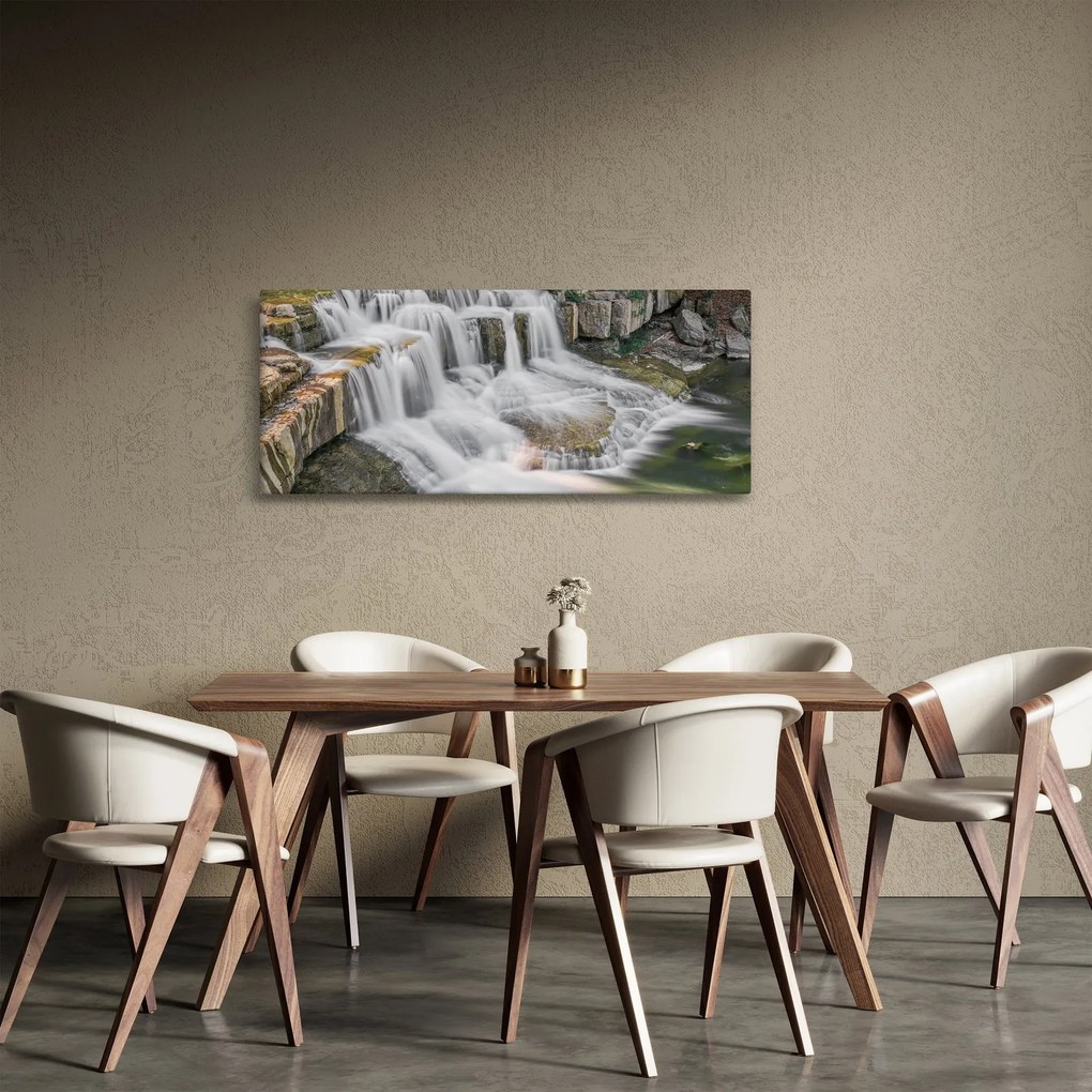 Obraz vodopádov (120x50 cm)