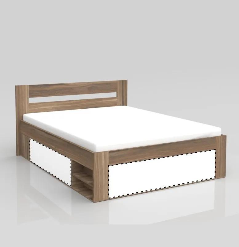 posteľ REA KIRA 160, dvojlôžko, graphite