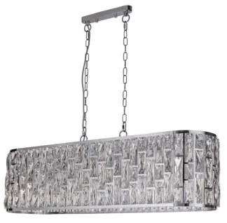 Searchlight 65818-8CC - Závesný luster na reťazi BIJOU 8xE14/40W/230V