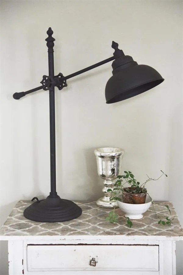 Jeanne d'Arc Living Stolná lampa Fine Dark Metal