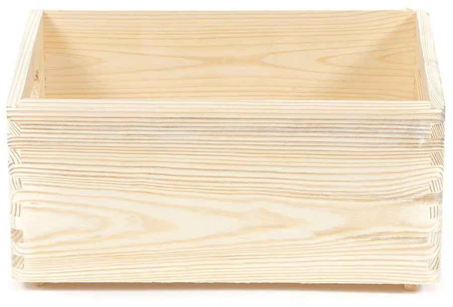 Úložný box z borovicového dreva Compactor Custom, 30 × 20 × 14 cm