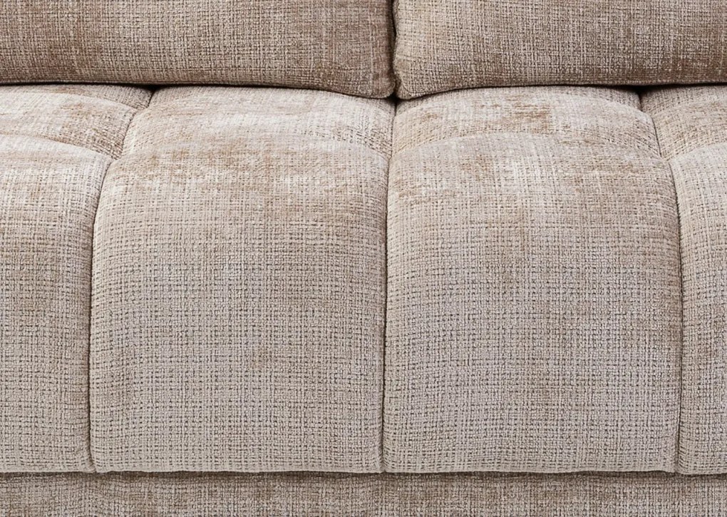 Rozkladacia pohovka Dante, béžová štruktúrovaná tkanina