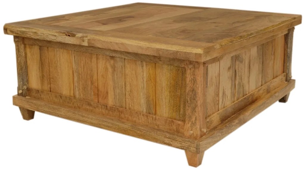 furniture-nabytek.cz - Velký konferenční stolek z mangového dřeva 90x40x90