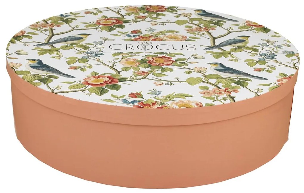 Porcelánová šálka na nohe s podšálkou Crocus Birds On A Branch 250 ml sada 6ks