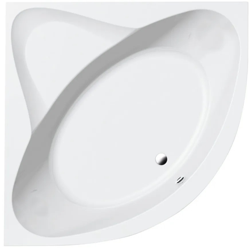 Aqualine Aqualine, DYJE rohová vaňa 150x150x41cm, biela, A1550