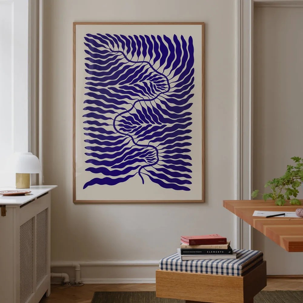 The Poster Club Plagát Little Blue by Linnéa Andersson 30x40 cm