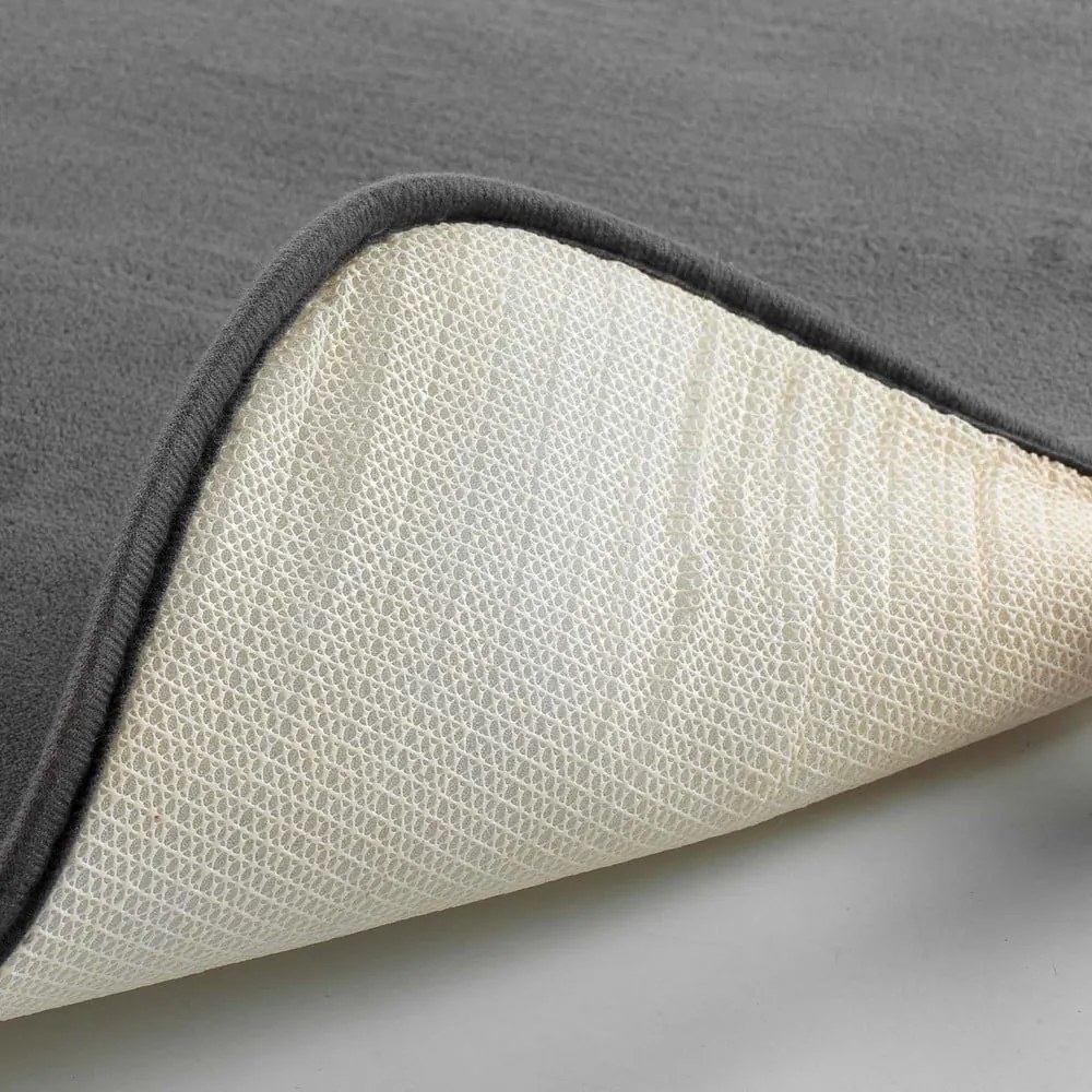 Antracitová WC kúpeľňová predložka 45x45 cm Vitamine – douceur d'intérieur