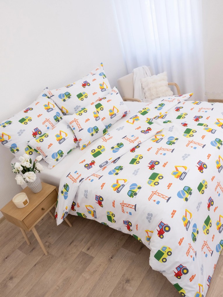 Bavlnené obliečky Renforcé - Autá