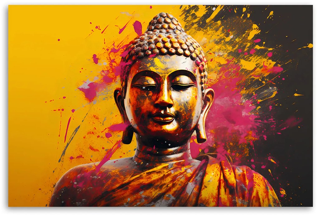 Gario Obraz na plátne Budha na abstraktnom pozadí Rozmery: 60 x 40 cm