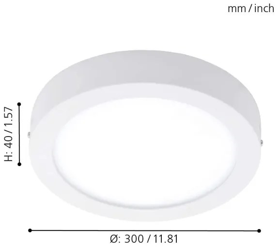 Eglo - LED RGBW Stlmiteľné stropné svietidlo FUEVA-C LED/21W/230V