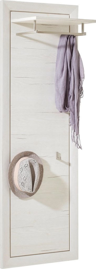 XXXLutz VEŠIAKOVÝ PANEL, biela, 52/151,5/30 cm Hom`in - Vešiakové steny - 000003000125