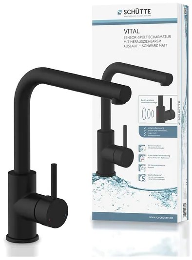 Schütte Kuchynská batéria Vital (čierna matná)  (100367204)