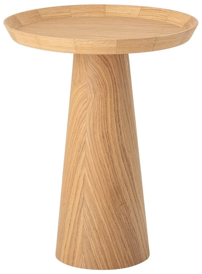 Okrúhly odkladací stolík v dekore duba ø 44 cm Luana – Bloomingville