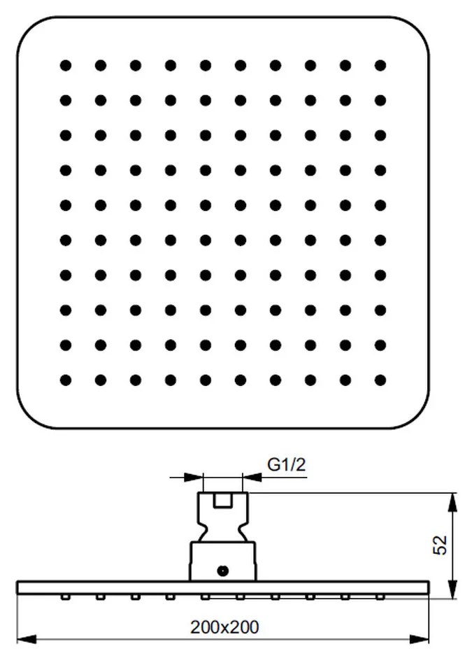 Ideal Standard Set 1 - Sprchový systém s podomietkovou pákovou batériou, komplet, chróm Set 1