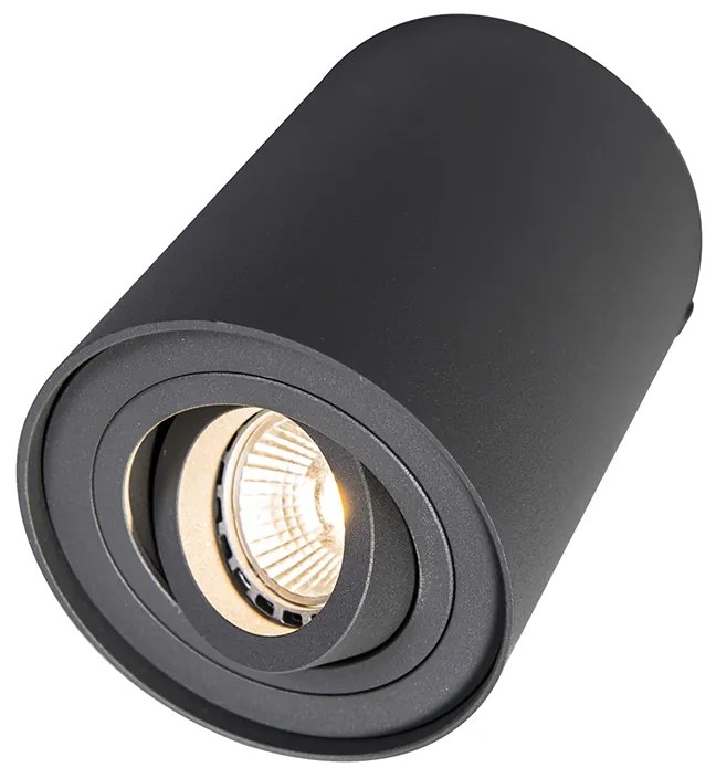 Inteligentný prisadený reflektor tmavosivý naklápací vrátane WiFi GU10 - Rondoo Up