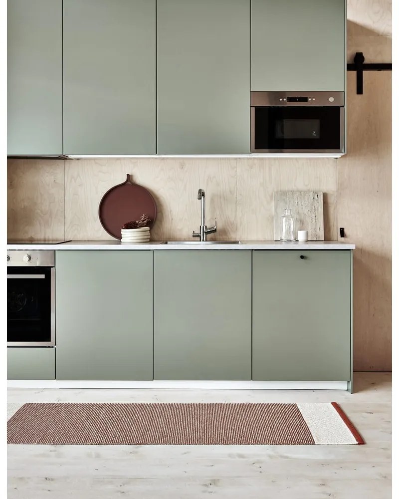 Vnútorný a vonkajší koberec v tehlovej farbe 85x160 cm Edit Brick – Pappelina