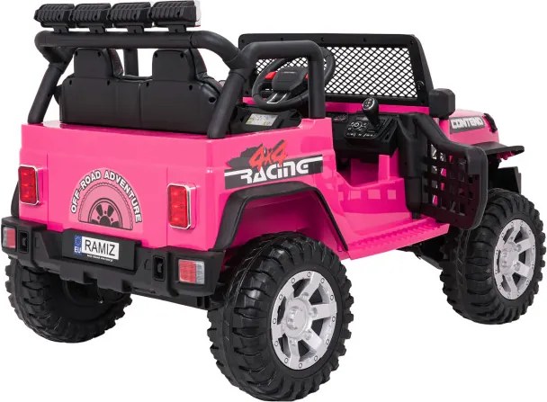 Elektrické autíčko Jeep BEAST 4x4 ružové