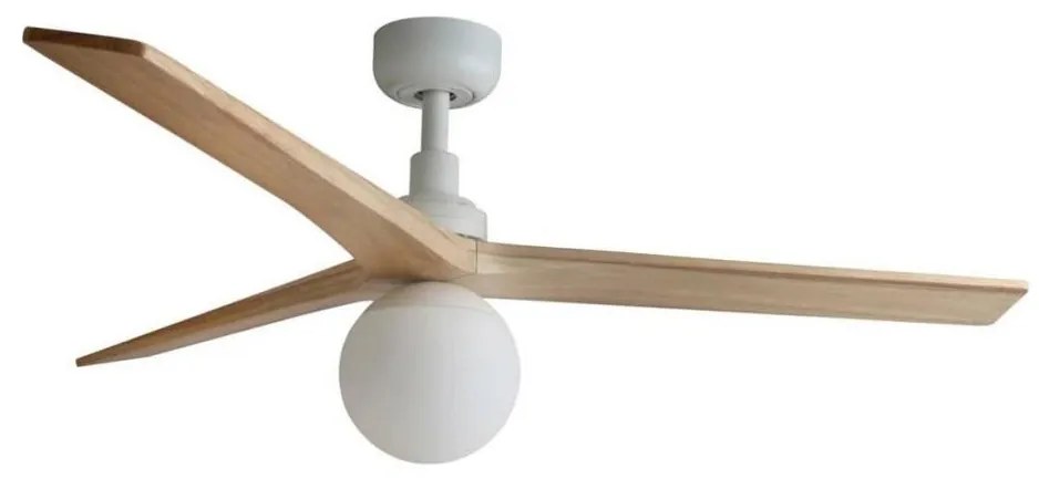 FARO 34280WT-11L-Str. ventilátor KLIM M 1xE27/15W/230V borovica/biela pr.125 cm