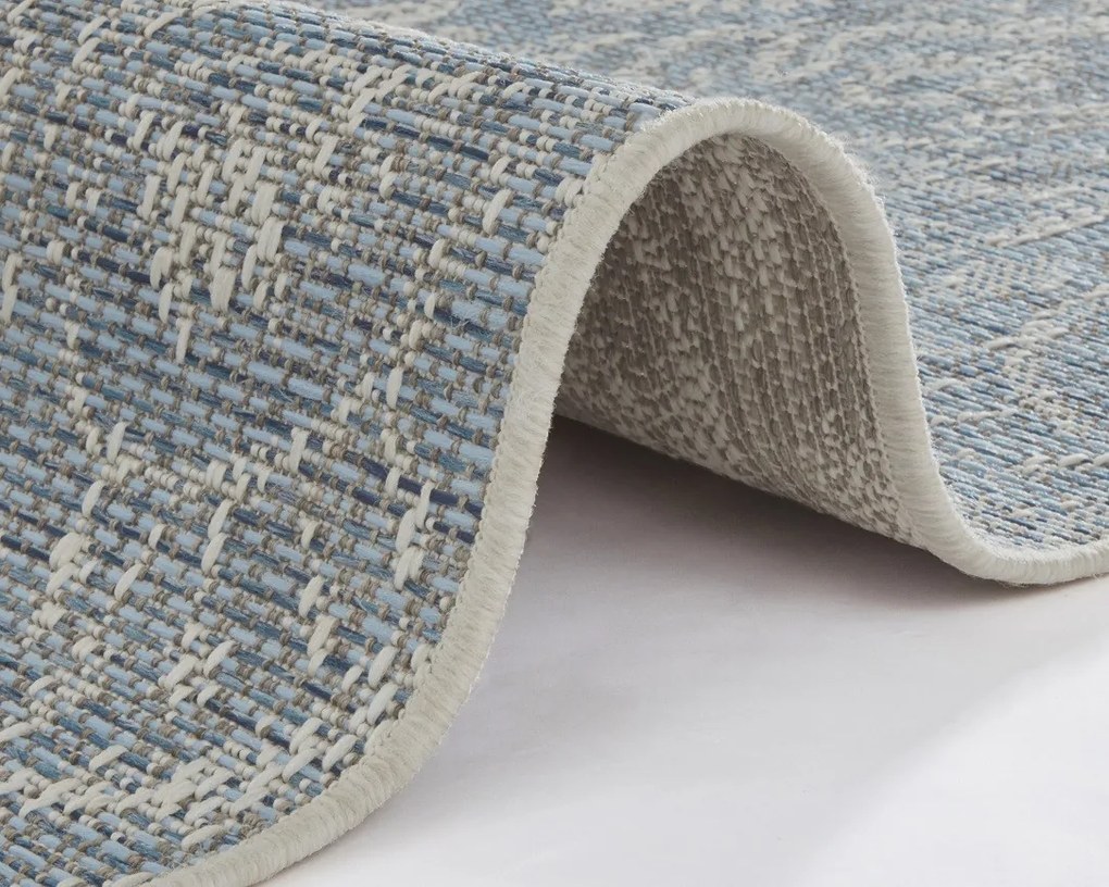 NORTHRUGS - Hanse Home koberce Kusový koberec Jaffa 103891 Azurblue / Taupe - 140x200 cm