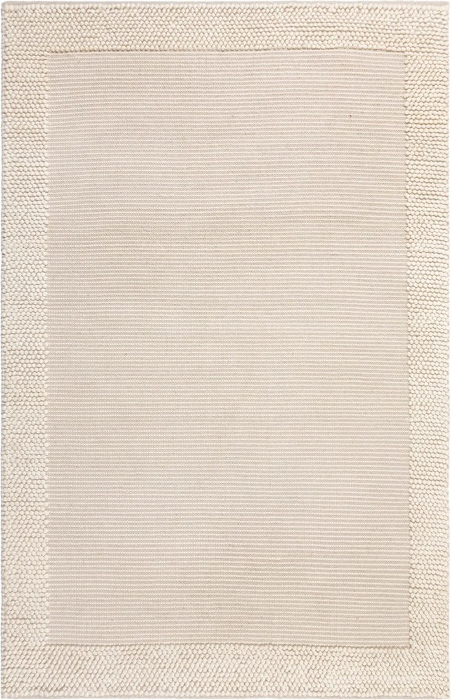 Flair Rugs, Kusový koberec Bobble Wool Ivory, 60x230, biela, obývacia izba