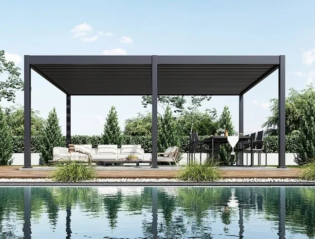Bioklimatická pergola 6x4 m INTRO DUO Rojaplast