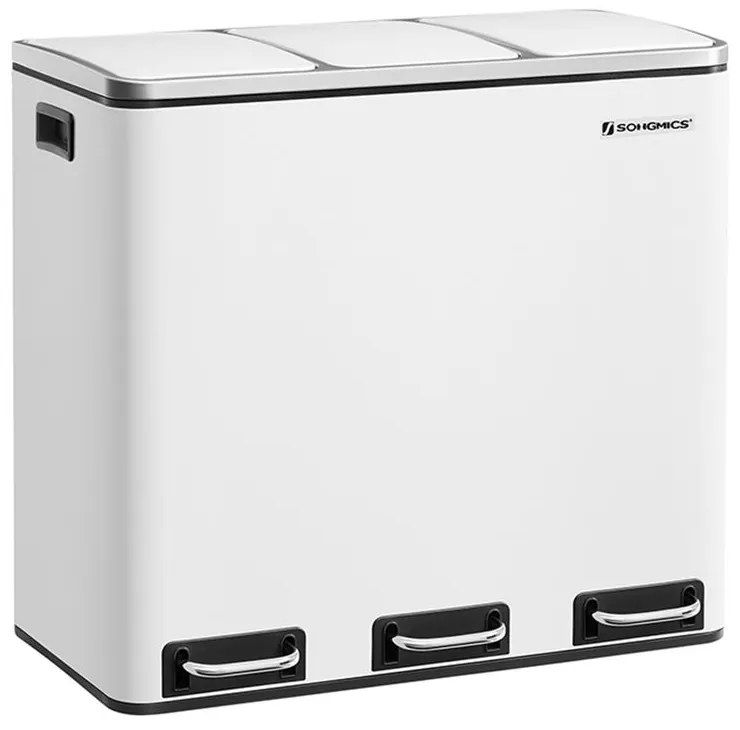 Recyklačný odpadkový kôš SONGMICS LTB54WT