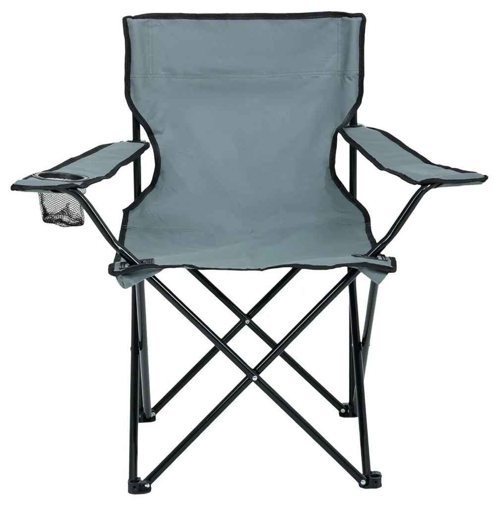 Kempingová židle ANTER šedá