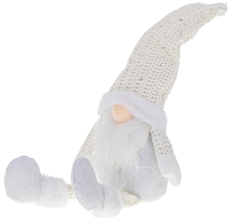 IKO Vianočný škriatok 47 cm - biely