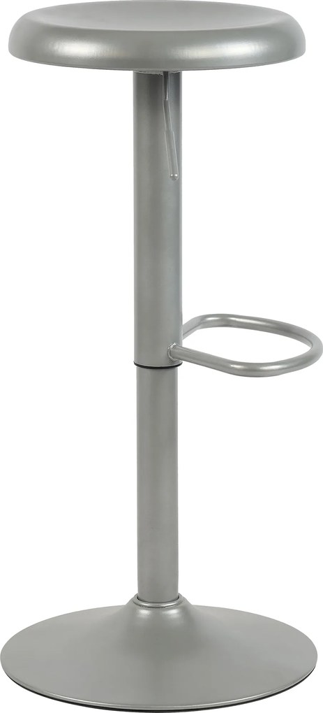 Barová stolička Williston - strieborná