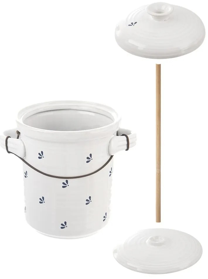 Nádoba na kvasenie zeleniny 2,8 l MODROBÍLÁ – Orion