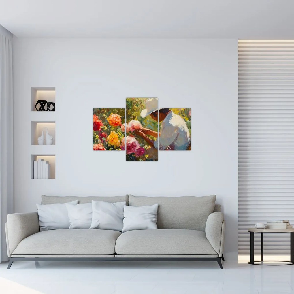 Obraz - Záhradník (90x60 cm)