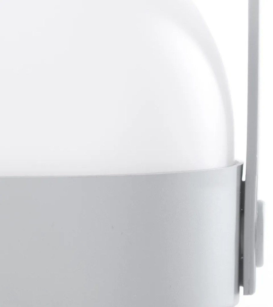 Prenosná LED lampa KAMPI sivá