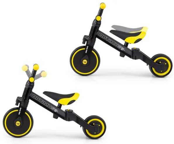 Odrážadlo 3v1 Optimus čierne