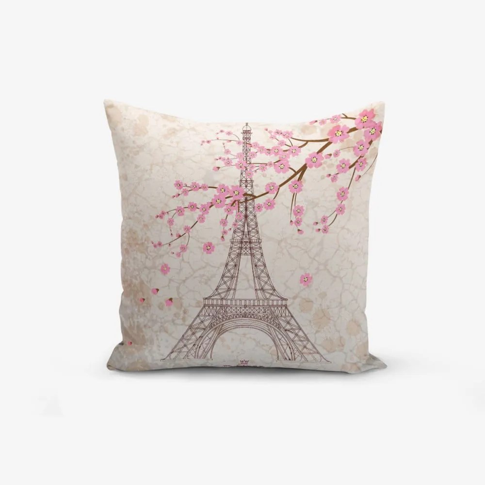 Obliečky na vaknúš s prímesou bavlny Minimalist Cushion Covers Eiffel, 45 × 45 cm